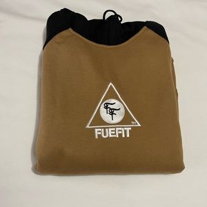 Independent Brand! XXL HOODIE.  TAN BROWN AND BLACK COLOR